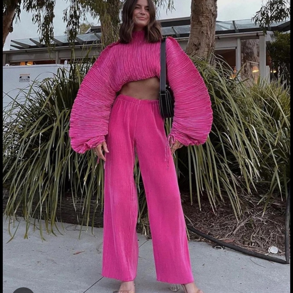 crop top and pants. Price is for both but (can be sold separately).